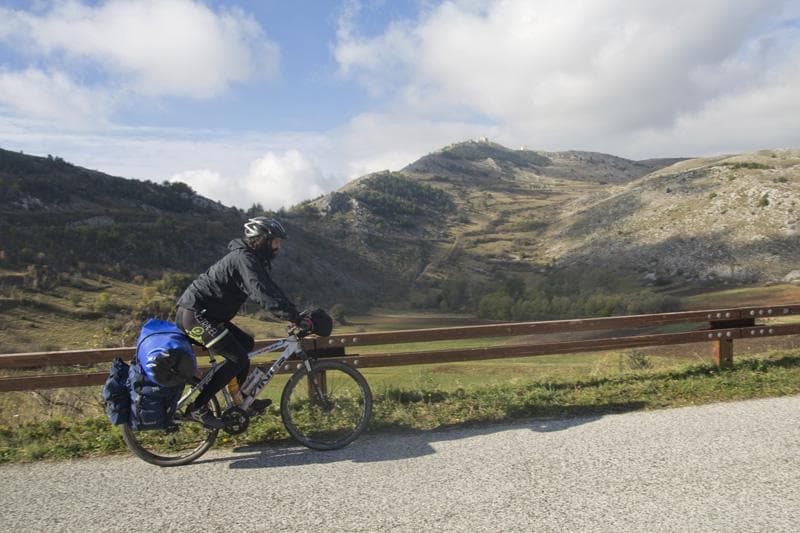 pedalando gransasso