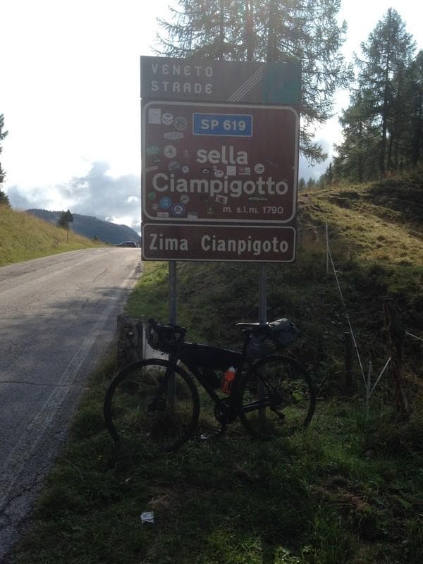 viaggio in bici alpi bikepacking