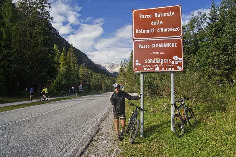 ciclabile delle dolomiti cimabanche