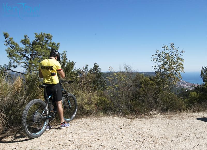 vista mare in bici