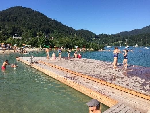 spiaggia lago austria