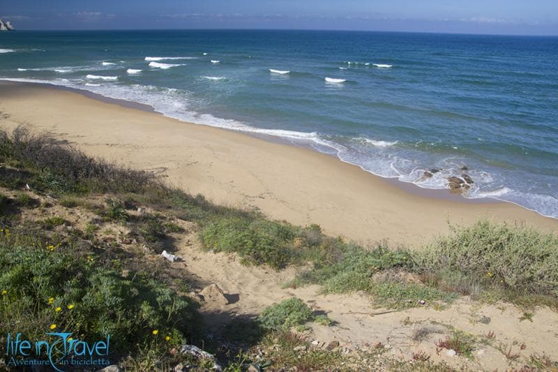 Giro della Sardegna in bici spiagge sarde