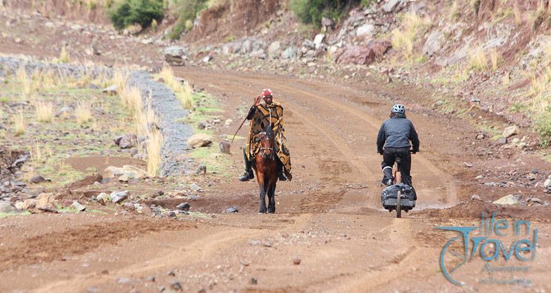 Incontri in Lesotho in bici