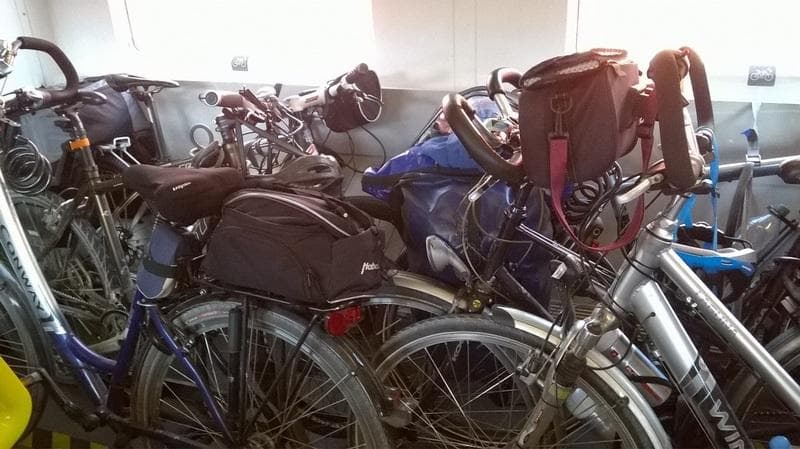 7 bici in treno