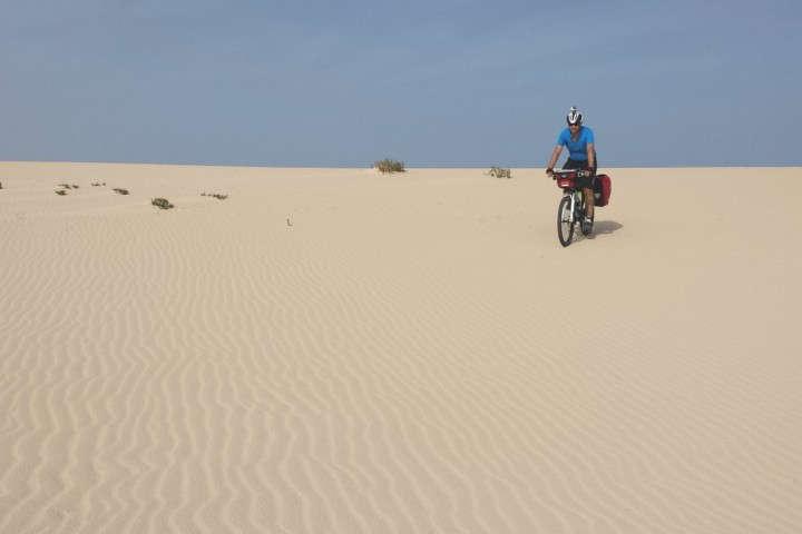 Canarie in bicicletta - Dune Corralejo