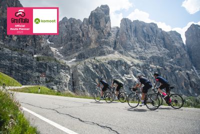 Komoot Giro d&#039;Italia route planner